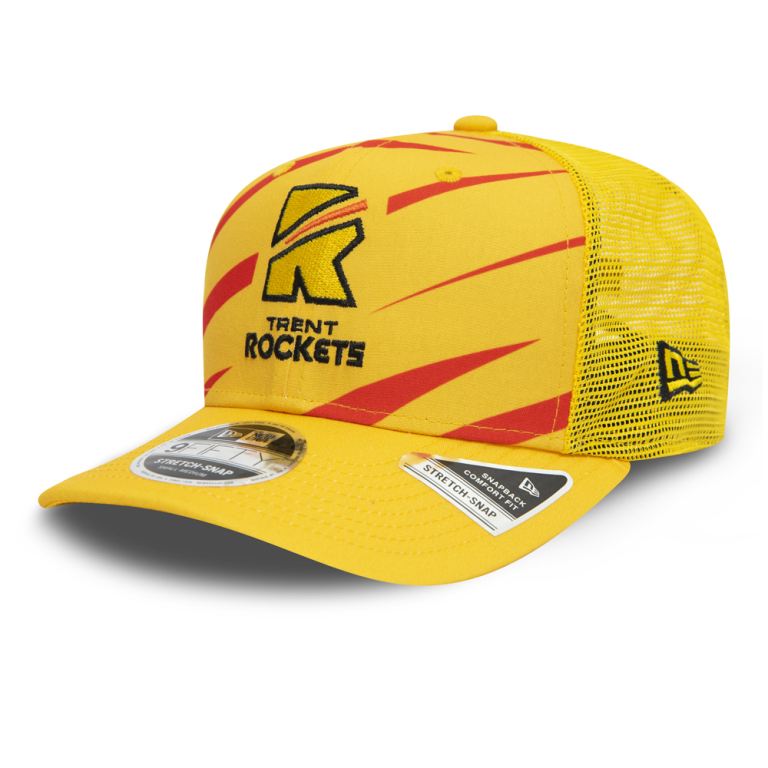 Gorras New Era 9fifty Amarillos - Trent Rockets The Hund Print 80192CFJP